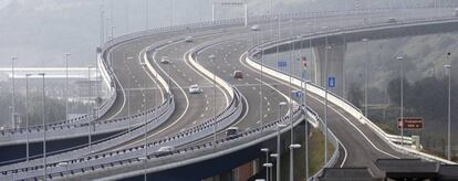 Autopista  Supersur, en el País Vasco. 