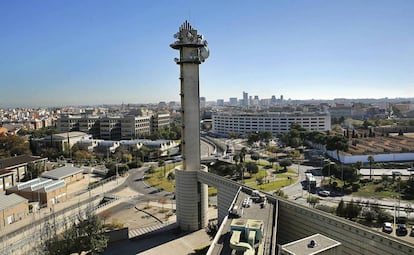 Las instalaciones de À punt, en Burjassot.