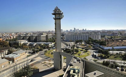 Las instalaciones de À punt, en Burjassot. 