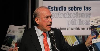 El secretario general de la Organizaci&oacute;n para la Cooperaci&oacute;n y el Desarrollo Econ&oacute;mico (OCDE), Jos&eacute; &Aacute;ngel Gurr&iacute;a 