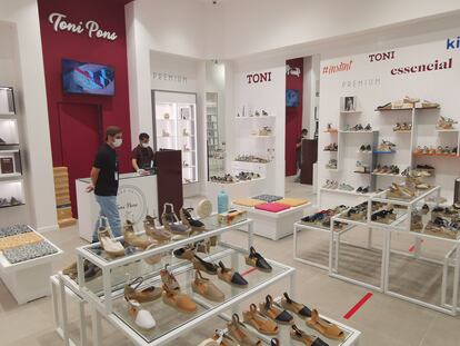 Tienda de la firma familiar de calzados Toni Pons.