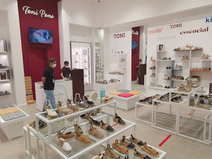 Tienda de la firma familiar de calzados Toni Pons.