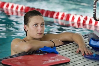 Spain&#039;s great Olympic medal hope in the pool, Mireia Belmonte.