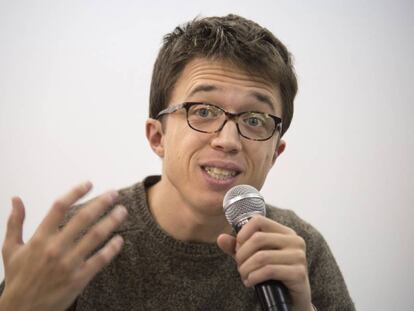 El 'número dos' de Podemos, Íñigo Errejón.
