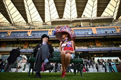 Primer día de las reales carreras de Ascot en el hipódromo situado al oeste de Londres, el 14 de junio de 2022.