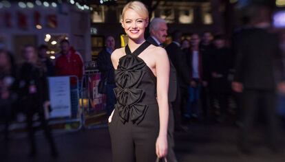 Emma Stone, en el BFI London Film Festival.