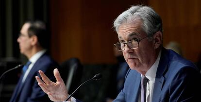 Jerome Powell, en diciembre, en el Senado de EE UU.