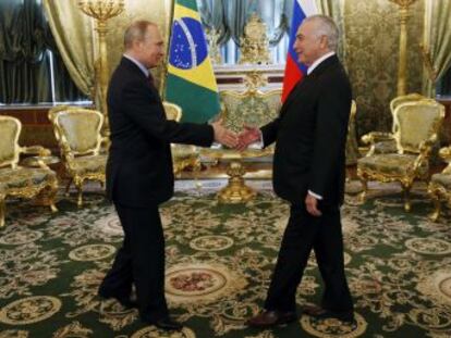 Em Moscou, Temer promete esforço para acordo do Mercosul com bloco que inclui Rússia. Comércio bilateral caiu 11% em 2016