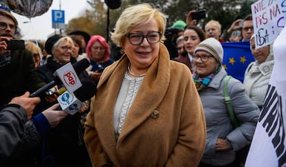 La presidenta del Supremo polaco, Malgorzata Gersdorf, el pasado octubre, a su llegada al tribunal.