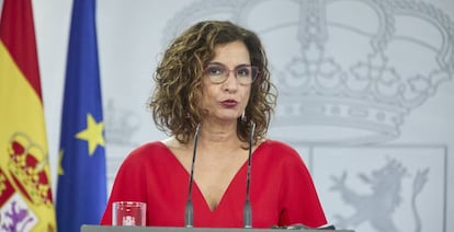 La ministra de Hacienda, María Jesús Montero.