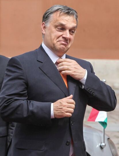 El primer ministro h&uacute;ngaro, Viktor Orb&aacute;n. 
 