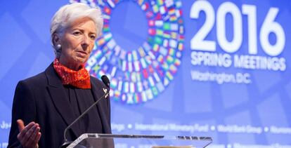 La directora general del Fondo Monetario Internacional (FMI), Christine Lagarde