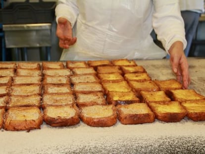 Del obrador de Valdemoro sale la mayor&iacute;a de las torrijas.