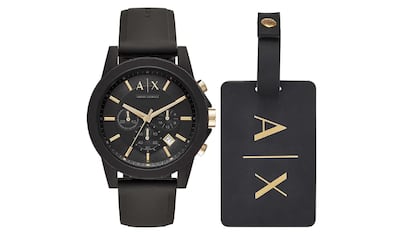 ofertas amazon marcas italianas: reloj analógico para hombre de Armani.