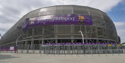 El Ferencvaros Stadium, sede de la final de la Champions femenina.