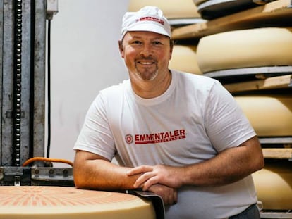 Bernhard Meier, elaborador de Emmentaler AOP.