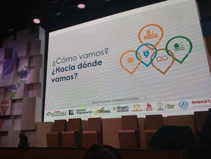 Luis Sáenz, coordinador nacional de la Red Colombiana de Ciudades Cómo Vamos en la Cumbre de la Sostenibilidad en Colombia en septiembre pasado.
 