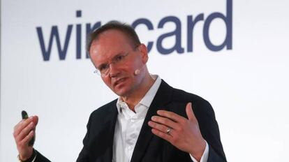 Markus Braun, consejero delegado de Wirecard AG, en una imagen de archivo tomada durante la conferencia de prensa anual de la empresa celebrada el 25 de abril de 2019 en Aschheim, cerca de Múnich, Alemania.