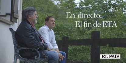 Recreación que hizo EL PAÍS de una de las reuniones  entre Eguiguren y Otegi en Elgoibar. 