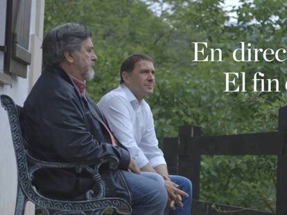 Recreación que hizo EL PAÍS de una de las reuniones  entre Eguiguren y Otegi en Elgoibar. 