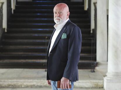 El coleccionista cubanoestadounidense Roberto Polo, en el Palacio arzobispal de Malaga, el pasado mayo. 