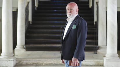 El coleccionista cubanoestadounidense Roberto Polo, en el Palacio arzobispal de Malaga, el pasado mayo.