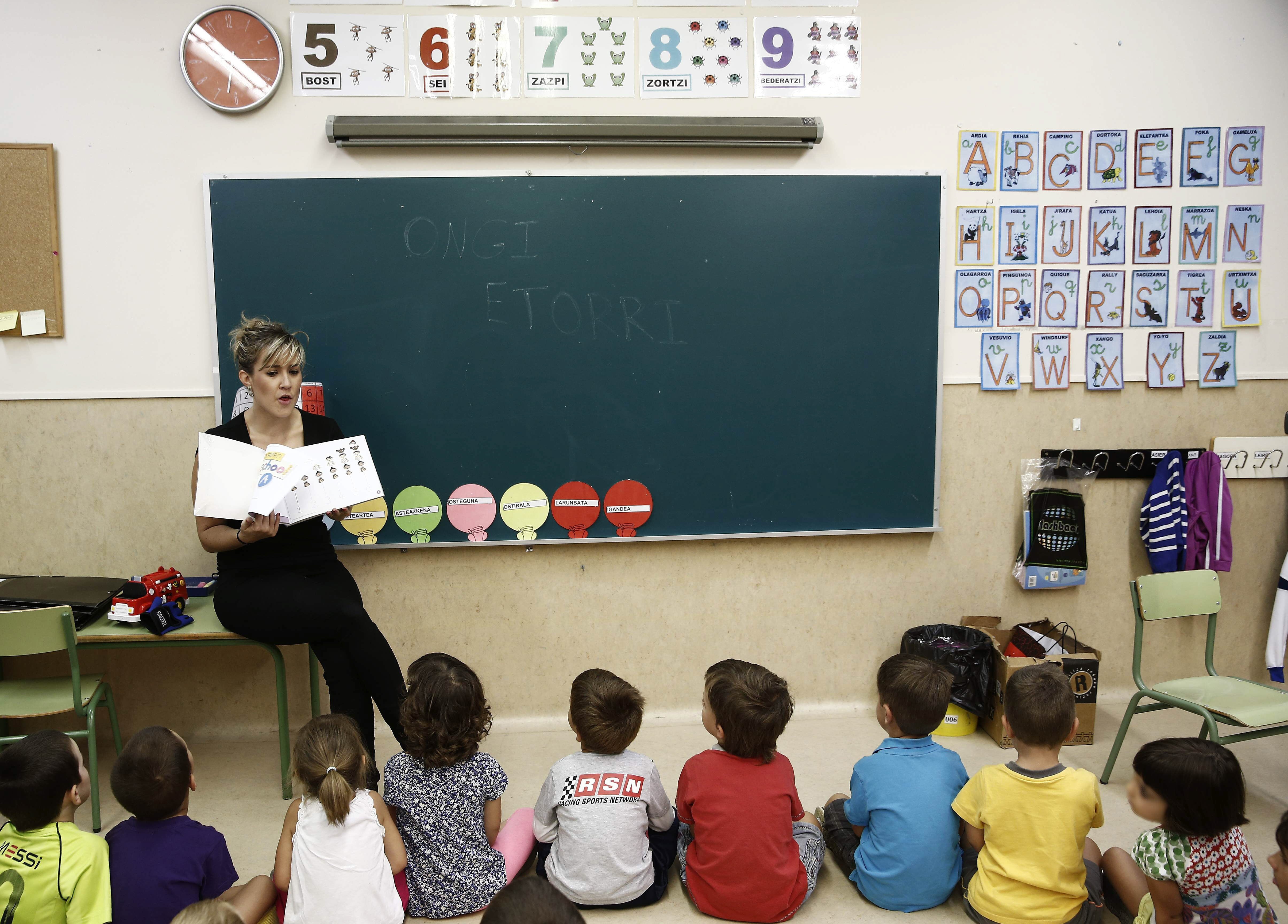 Un colegio público de Navarra en una imagen de archivo.