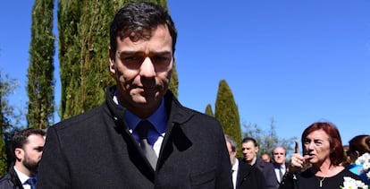 El líder del PSOE, Pedro Sánchez, este viernes.