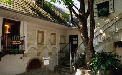 Patio de la residencia de Heiligenstadt, a las afueras de Viena.