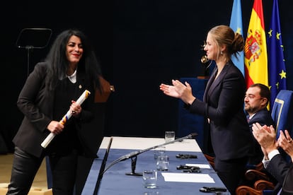 La pintora Marjane Satrapi recibe el Premio Princesa de Asturias de Comunicación y Humanidades.