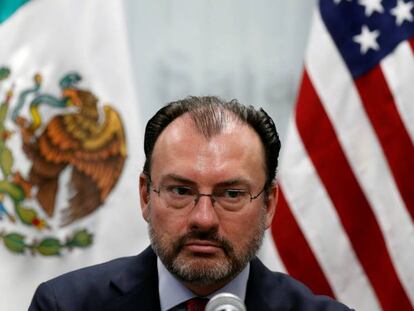 Luis Videgaray, no Consulado do México em Los Angeles na terça-feira