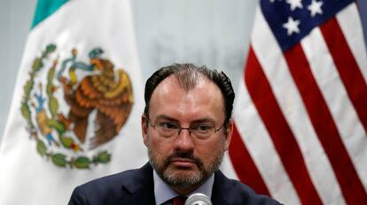 Luis Videgaray, no Consulado do México em Los Angeles na terça-feira