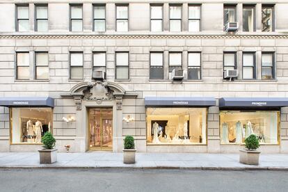 Fachada de la tienda de Pronovias en Nueva York.