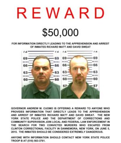 Richard Matt (izquierda) y David Sweat. T