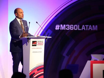 Sebasti&aacute;n Cabello durante la presentaci&oacute;n. 