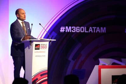 Sebastián Cabello durante la presentación.