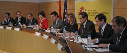 El ministro de Industria, durante la presentación del Plan de Competitividad de las Pymes.