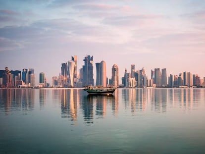 El 'skyline' de la ciudad de Doha, en Qatar, es una de las vistas que ofrece la ruta por el Golfo Pérsico a bordo de MSC Virtuosa.