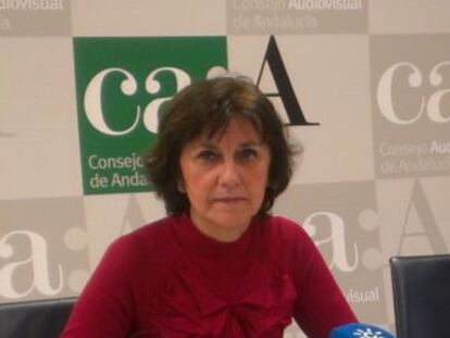 Emelina Fern&aacute;ndez, presidenta del Consejo Audiovisual de Andaluc&iacute;a.