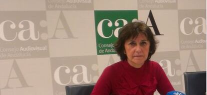 Emelina Fern&aacute;ndez, presidenta del Consejo Audiovisual de Andaluc&iacute;a.
