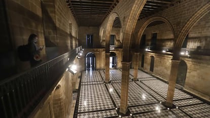 Sala de Contractació de la Llotja de Mar que enceta un nou programa de visites per conèixer la història de la seu.