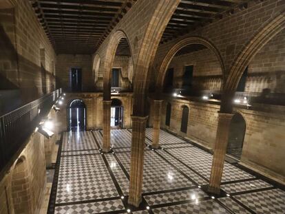 Sala de Contractació de la Llotja de Mar que enceta un nou programa de visites per conèixer la història de la seu.