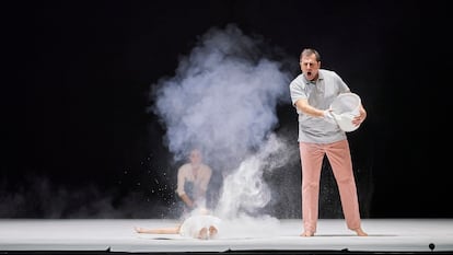 El bajo Nicola Ulivieri cantando ‘Ne pulvis et cinis’, de Mozart, el pasado 18 de febrero en el Liceu de Barcelona.