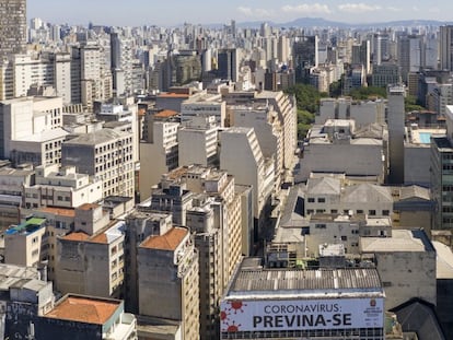 Vista do centro de São Paulo.