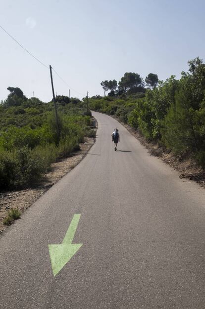 La última cuesta para llegar al destino.