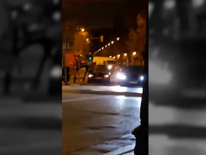 Captura del vídeo del atropello en Puerta de Toledo.