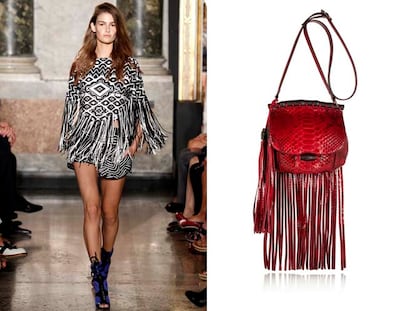 Con flecos y a lo loco