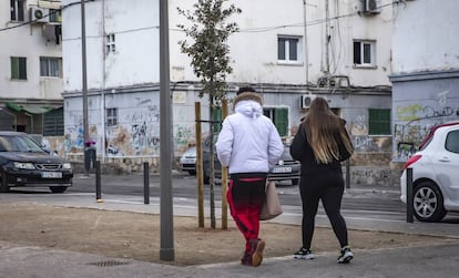 Viviendas en Camp Redó (Palma), conocido como barrio de Corea, donde tuvo lugar la violación de una menor tutelada en Nochebuena.