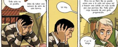 Viñetas de <i>Las calles de arena,</i> el nuevo cómic de Paco Roca.