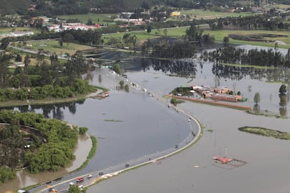 Inundaciones en Chía, Colombia.